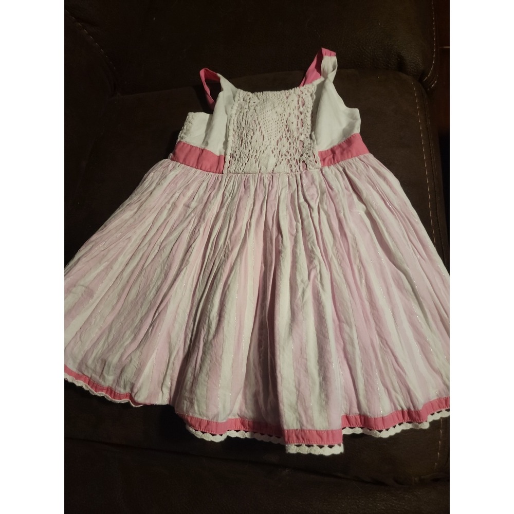 Well‎ dressed wolf pink and white dress size 3t